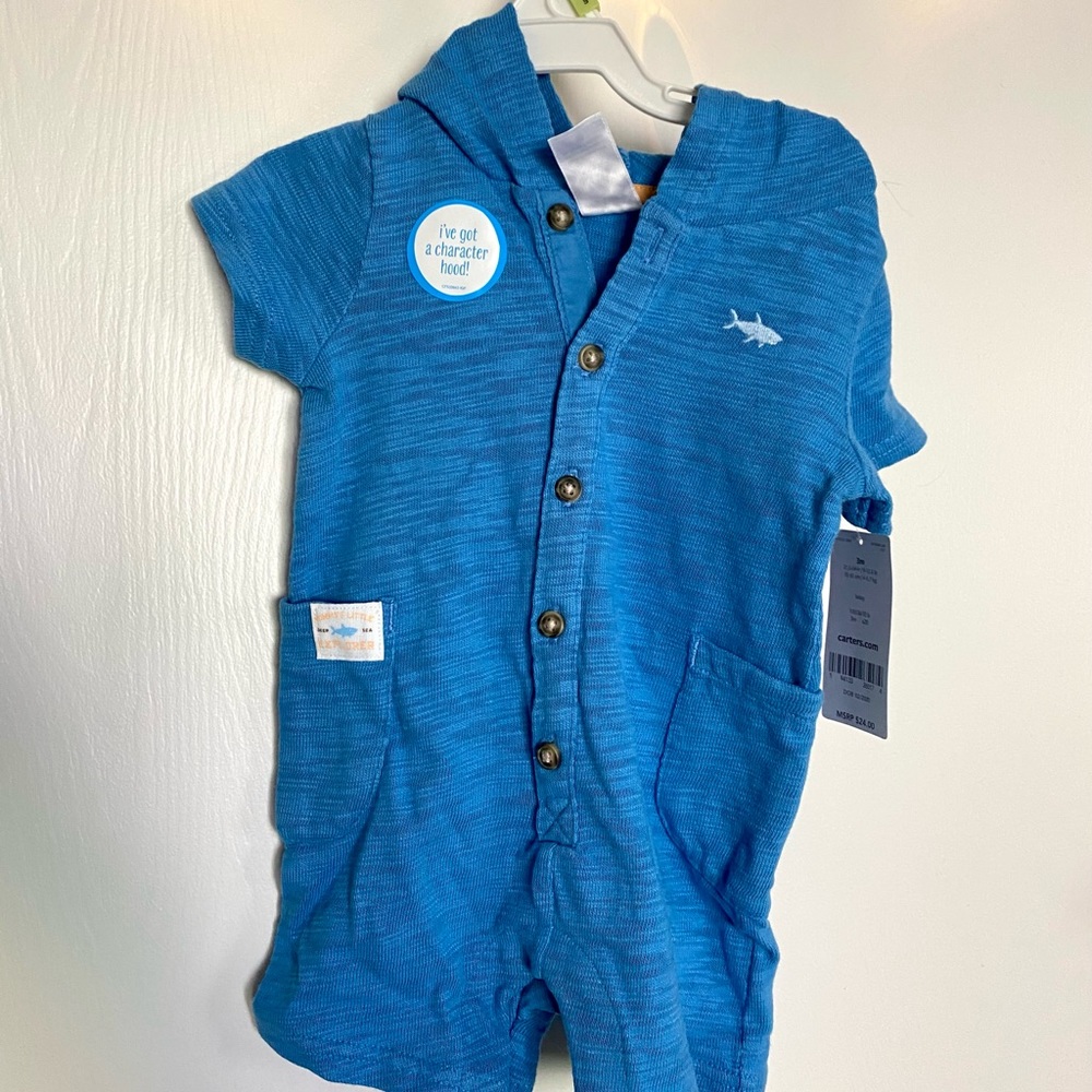 Carters Shark Jumpsuit